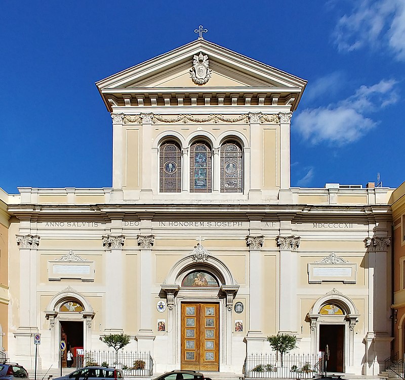 Roma basilica di San Giuseppe al Trionfale Facciata